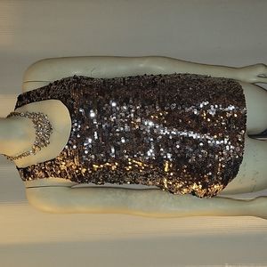 Forever 21 T back sequined top